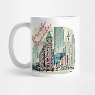 Toronto Canada Downtown Painting Mug